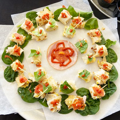 Plate of small bites