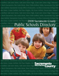 2008 Sacramento County Public Schools Directory cover