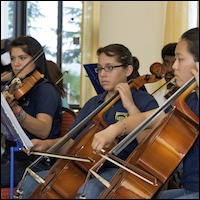 Rosemont High School Orchestra performing