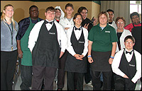 Group of culinary students posing