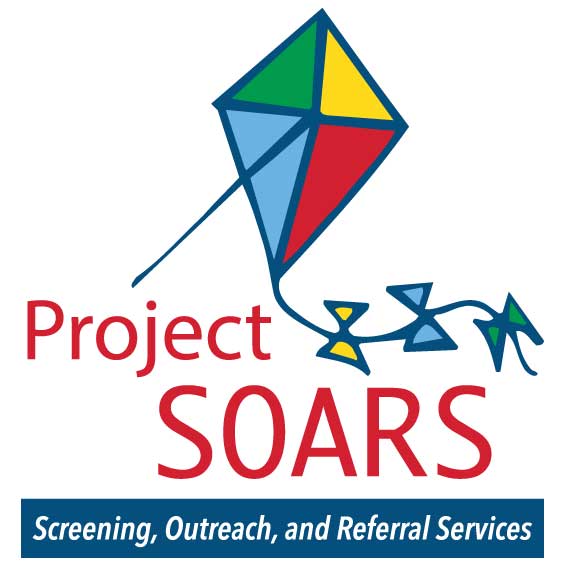 Project SOARS logotype: Screening, Outreach, and Referral Services
