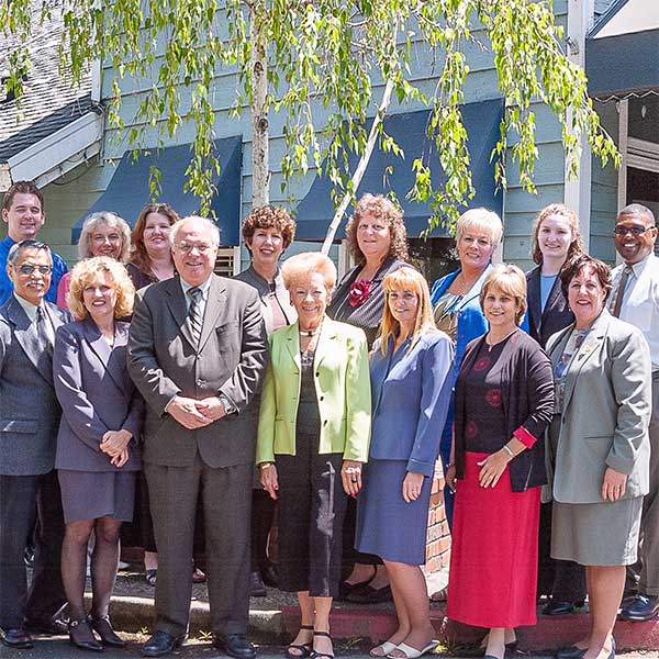 Group of staff posing