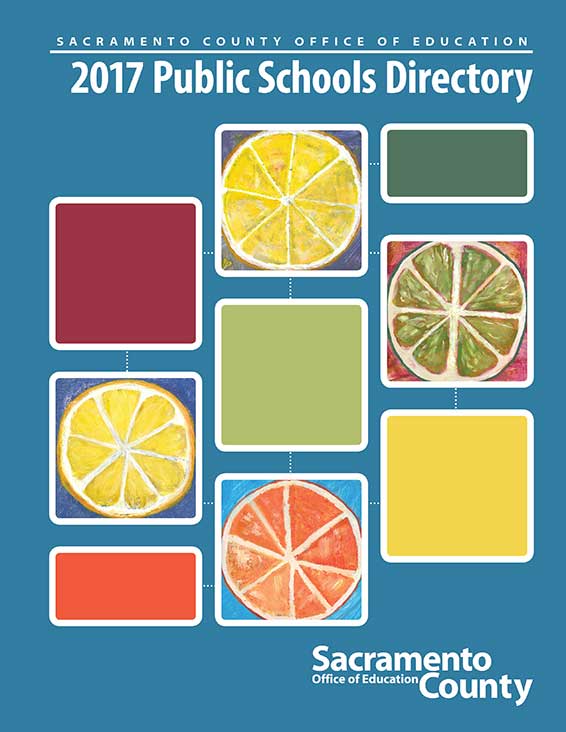Directory cover screenshot featuring student drawings of citrus